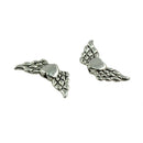 50pcs Heart Angel Wing Shape Charms Pendant For DIY Jewelry Crafting Bracelet Necklace Making Findings