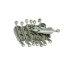 100 Pieces Charm Pendant Tibetan Metal Beads Silver Color Jewelry Making Crafts Fit Bracelet Necklace