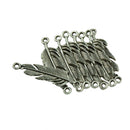 100 Pieces Charm Pendant Tibetan Metal Beads Silver Color Jewelry Making Crafts Fit Bracelet Necklace