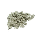 100Pcs Heather's CF Tone Swirl Tibetan Silver Beads DIY Jewelry Charming Swirl Shaped Pendant for Necklace Earrings Bracelet