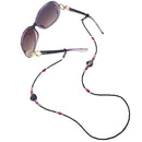 Black Purple Eyeglasses Chain Sunglasses Glass Bead Chain Neck Holder Neck Cord