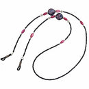 Black Purple Eyeglasses Chain Sunglasses Glass Bead Chain Neck Holder Neck Cord