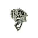 50pcs Antique Double Dolphins Charms Pendants For Necklace Bracelet DIY