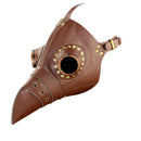 Steampunk Plague Bird Mask Doctor mask Long Nose Cosplay Fancy Mask Brown
