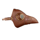 Steampunk Plague Bird Mask Doctor mask Long Nose Cosplay Fancy Mask Brown