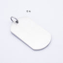Stainless Steel Dog Tag Rainbow LGBT Lesbian Charms Gay Pride Transgender Pendant Necklace