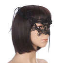 Stunning Gothic Black Lace One Side Chain Fringed Mask Ball Carnival Masquerade Eyemask Halloween Party Costume