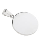 Stainless Steel Rainbow Yin Yang Pendant Necklace For Gay & Lesbian Pride