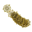 20 Pieces Vintage Gold Round Hollow Dream Catcher Charms Pendants Connectors DIY Jewelry Finding Crafts