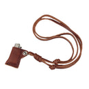 Adjustable Unisex Retro Lighter Design Pendant Cowhide Necklace Jewelry Gift