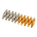 10pcs Bling DIY Jewelry Snaps Magnetic Clasps Spiral Shape Buckle for Unisex Necklace Bracelet Silver Gold