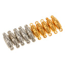 10pcs Bling DIY Jewelry Snaps Magnetic Clasps Spiral Shape Buckle for Unisex Necklace Bracelet Silver Gold