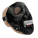 Black Skeleton Skull Leather Mask Motorcycle Rider Steampunk Mask Halloween Windproof