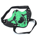 Gothic Skeleton Skull Head PU Leather Half Face Mask Dust Mask Motorcycle