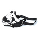 Gothic Skeleton Skull Head Leather Half Face Mask Motorcycle Halloween Party