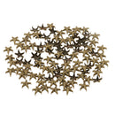 100 Pieces 10x10mm Star Studs Spots Punk Rock Nailheads Spikes for Bag Shoes Leather Bracelet Vintage Making Crafts