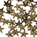 100 Pieces 10x10mm Star Studs Spots Punk Rock Nailheads Spikes for Bag Shoes Leather Bracelet Vintage Making Crafts
