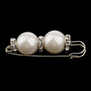 5pcs Elegant Faux Pearl Pin Brooch Pin Clip For Ladies Scarf Coat Gown