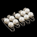 5pcs Elegant Faux Pearl Pin Brooch Pin Clip For Ladies Scarf Coat Gown