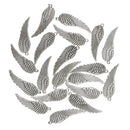 20 Pieces Tibetan Silver Angel Wing Charm Pendant Jewelry Making Accessories
