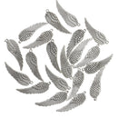 20 Pieces Tibetan Silver Angel Wing Charm Pendant Jewelry Making Accessories