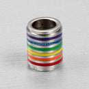 Transgender Transexual LGBT Gay Pride Rainbow Steel Pendant For Necklace