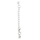 20 Sets Vintage Silver Ends Clip Beads Lobster Clasp Clip Ends Extender Chain