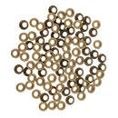 100 Pieces Metal Hollow Rivet DIY Punk Leather Shoes Bag Bracelet Rapid Stud