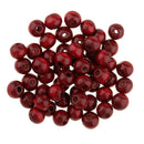 50pcs Round Wood Loose Beads Wooden Beads DIY Jewelry Finding Making 8mm