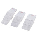 100Pcs Professional Type Earring Ear Studs Hanging Display Show Holder Hang Cards White for Jewelry 50x56mm