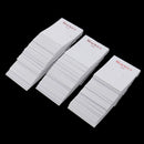 100Pcs Professional Type Earring Ear Studs Hanging Display Show Holder Hang Cards White for Jewelry 50x56mm