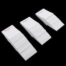 100Pcs Professional Type Earring Ear Studs Hanging Display Show Holder Hang Cards White for Jewelry 50x56mm