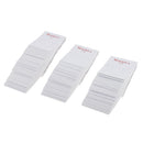 100Pcs Professional Type Earring Ear Studs Hanging Display Show Holder Hang Cards White for Jewelry 50x56mm