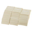 100Pcs 2Pair Holes Plastic PVC Earrings Ear Studs Display Organizer Holder Hang Cards Beige for Jewelry 60x51mm