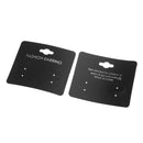 100 Pieces/Pack Jewelry Display Organizer Earring Ear Studs Hanging Holder Hang Paper Cards 60x50mm Rectangle