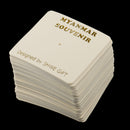 100 Pieces Wholesale Beige Paper Card Jewelry Earring Ear Studs Hanging Display Holder Hang Cards