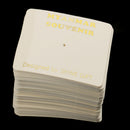 100 Pieces Wholesale Beige Paper Card Jewelry Earring Ear Studs Hanging Display Holder Hang Cards
