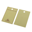 100pcs Earrings Necklace Jewelry Display Hanging Cards Label Holders Tags