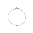 20 Pieces Wholesale Beading Hoop Loop Earring Ear Wire DIY Making Hoop Ear Ring Findings Jewelry