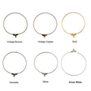 20 Pieces Wholesale Beading Hoop Loop Earring Ear Wire DIY Making Hoop Ear Ring Findings Jewelry