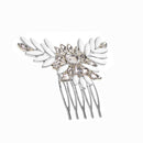 Bridal Rhinestone Crystal Wedding Hair Comb Clip Flower Hair Accessories
