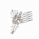 Bridal Rhinestone Crystal Wedding Hair Comb Clip Flower Hair Accessories