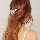 Bridal Rhinestone Crystal Wedding Hair Comb Clip Flower Hair Accessories