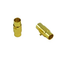 10 Sets Leather-Kumihimo Glue In Magnetic Clasp Jewelry Finding DIY Gold 5mm