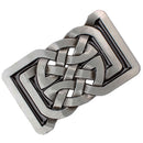 Novelty Rectangle Celtic Flower Pattern Belt Buckle Western Cowboy Rodeo
