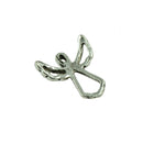 50 Pcs Tibetan Silver Filigree Hollow Out Wire Angel Charms Jewelry Making