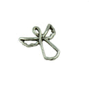50 Pcs Tibetan Silver Filigree Hollow Out Wire Angel Charms Jewelry Making