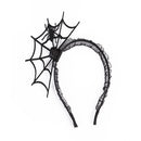 Halloween Cosplay Spider Hair Hoop-New Trendy Spiders Web Headband Headdress Hallowmas Party Gift