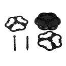 Retro Plastic Black White Rotating Eardrop Earring Jewelry Hard Display Stand Holder Jewelry Organizer Hard Display Stand