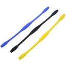 Elastic Eyeglasses Strap Silicone Eyeglass Holder Rope 3Pieces Blue Black Yellow for Adult Child Sport Eyeglasses Ornament